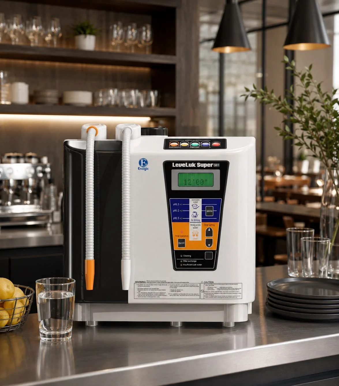 The Super 501 on a generous kitchen counter